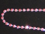rosa strass till bhn, glitterband