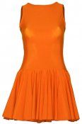 Hermione klänning orange. Snyggt fall och skönt material! Passar dans, tävling, fest.