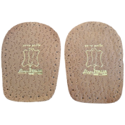 Dämpningskudde för hälen i skinn. Taccofix.