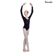 Svart långärmad balettdräkt Suzanna från Sansha,