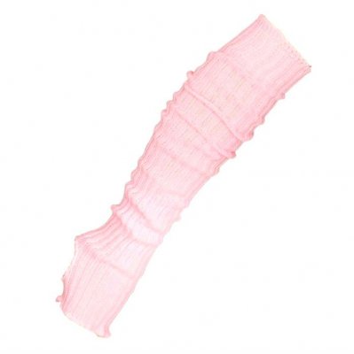 ljusrosa stickad benvärmare 60 cm som täcker vadenneongul stickad benvärmare 60 cm som täcker vaden, perfekt till balett