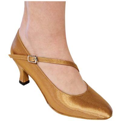 Charlotte dansskor tanfärgade standardskor.