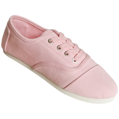 Rosa buggskor från Dansskor.se. Tygskor canvasskor till dans. Bugg, fox, linedance, lindy hop, boogie woogie mm.