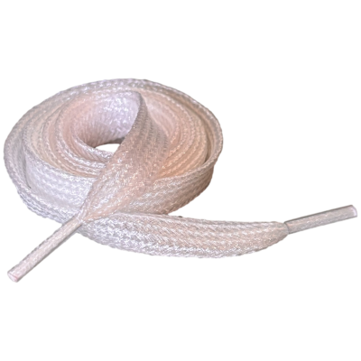 Vita skosnören 120 cm långa