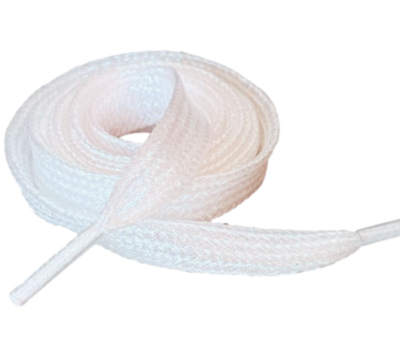 Vita skosnören 120 cm långa