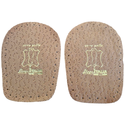 Dämpningskudde för hälen i skinn. Taccofix.